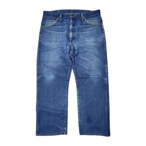 Wrangler Jeans Mens 36x30 13MWZ Denim Cowboy Western‎ Chore Workwear Blue Collar